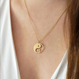 Collier Yin Yang en Or 18 carats