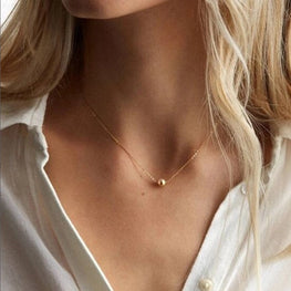 Collier avec boule en Or 18 carats