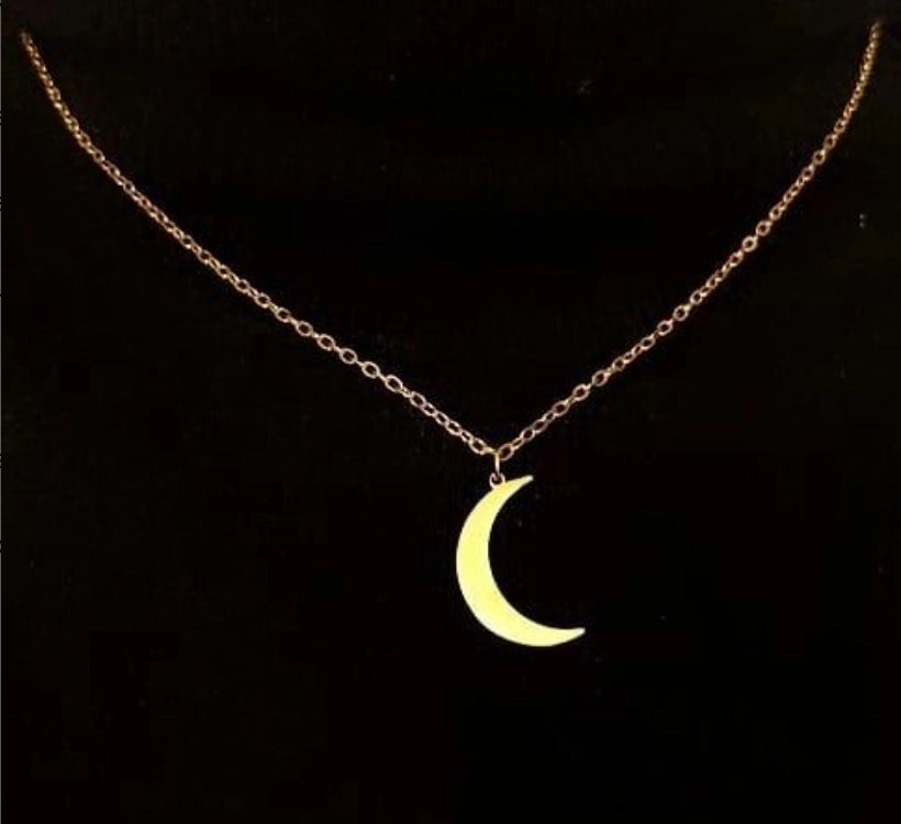 Collier lune 🌙 🌒 en Or 18 carats